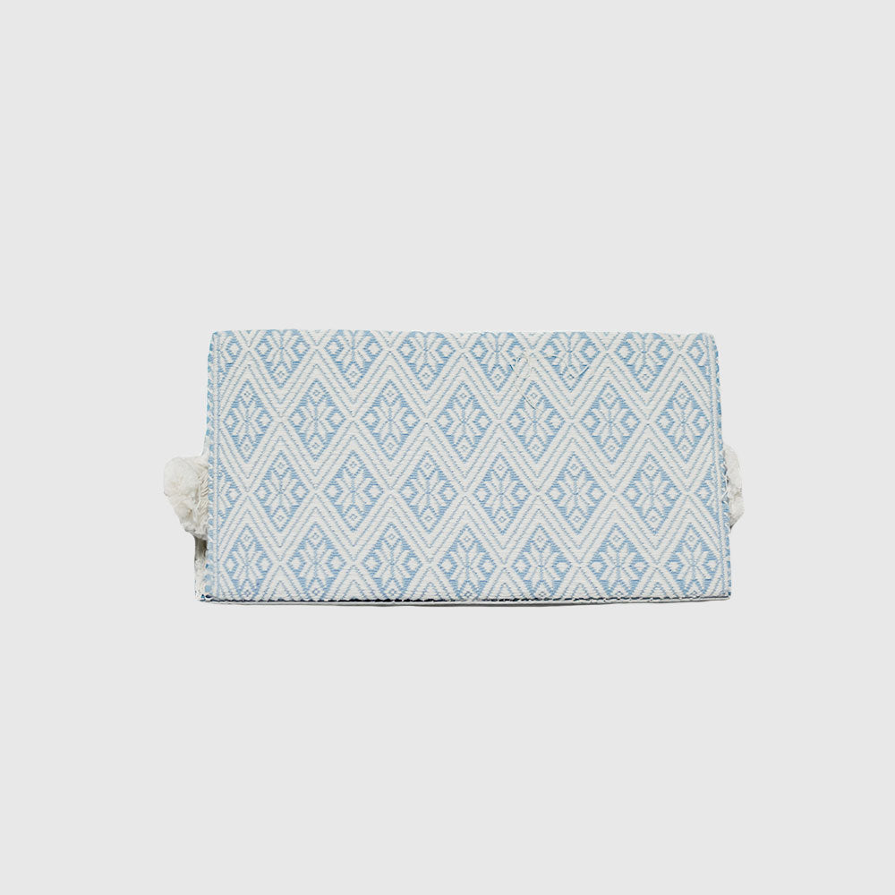 Handwoven clutch bag on loom 10.6"x6.3"